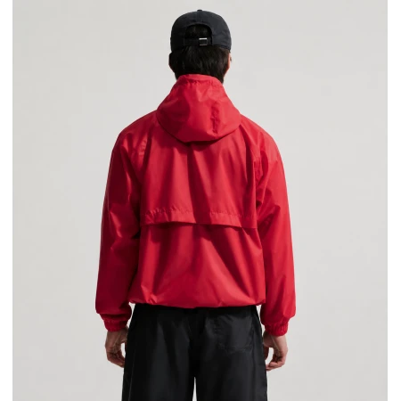 South Korea 2026 Anthem Red Hooded Jacket | America Suits